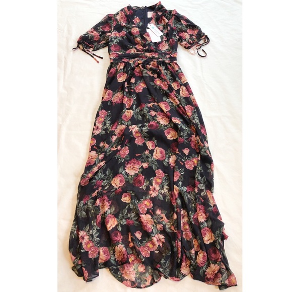 GAL MEETS GLAM X Nordstrom Ashlynn Maxi Dress NWT - Picture 7 of 8